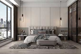 莱芜现代风格-卧室