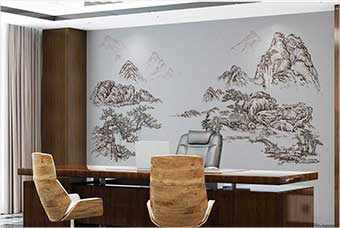 莱芜森佰汇航空纤维墙咔（山水之间）