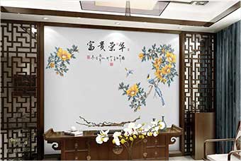 莱芜森佰汇航空纤维墙咔（富贵荣华）