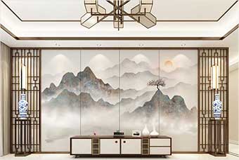 莱芜森佰汇航空纤维（山水画系列）