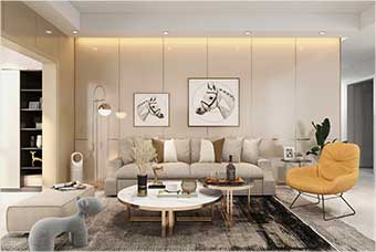 莱芜客厅空间案例