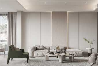 莱芜客厅空间案例