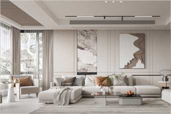 莱芜客厅空间案例